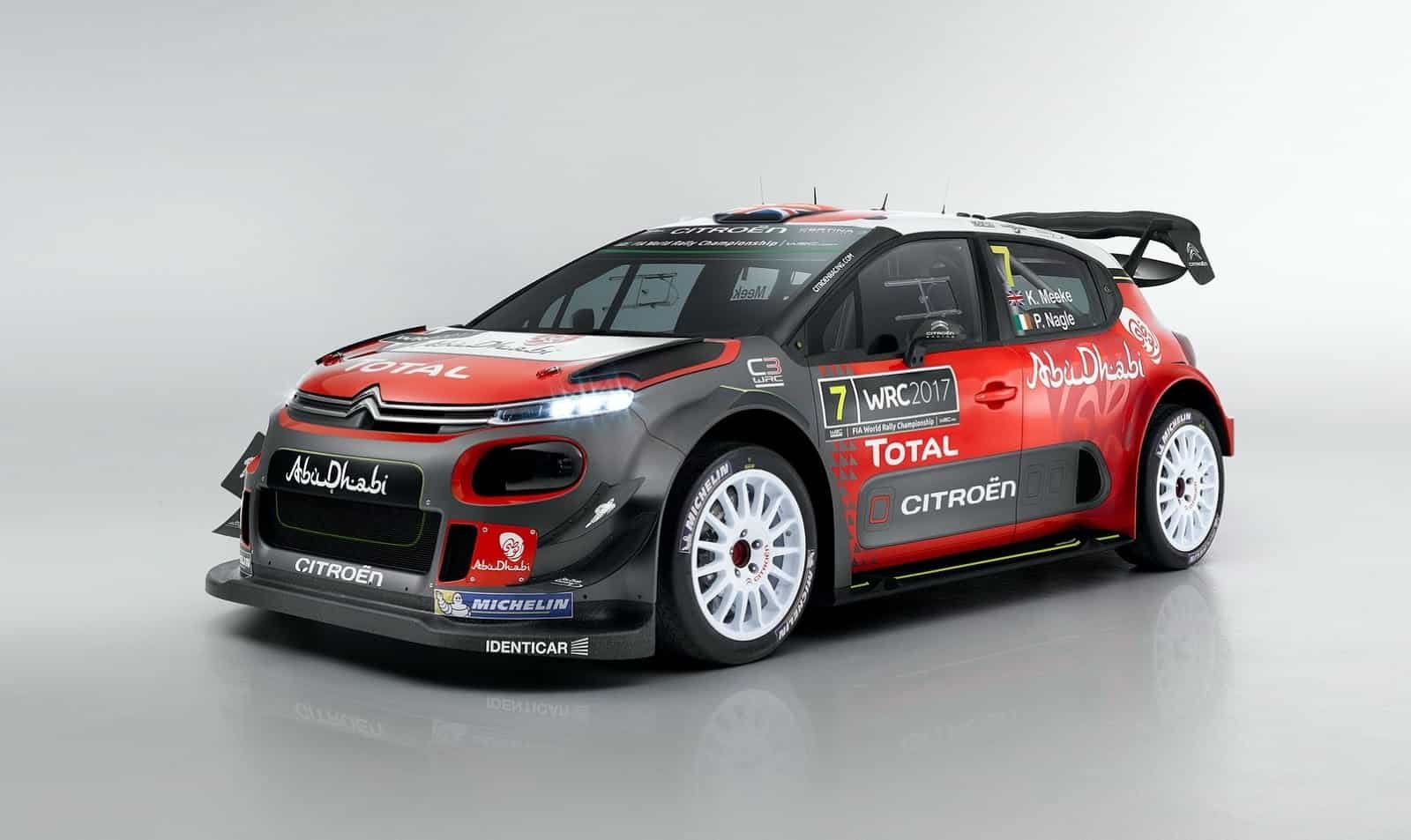 Citroen dévoile la nouvelle C3 WRC à Abu Dhabi