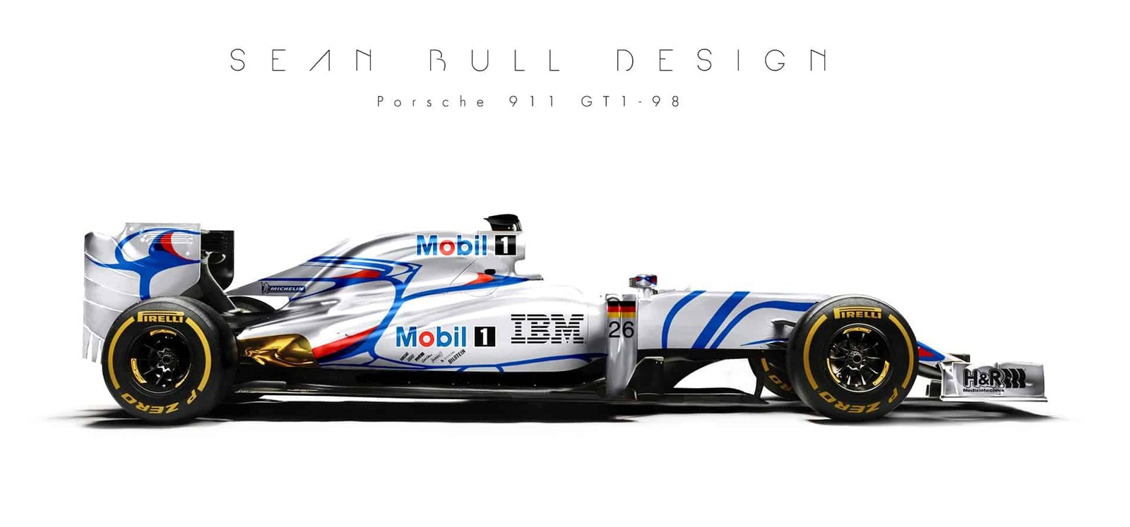 Les livrées historiques du Mans sur des F1