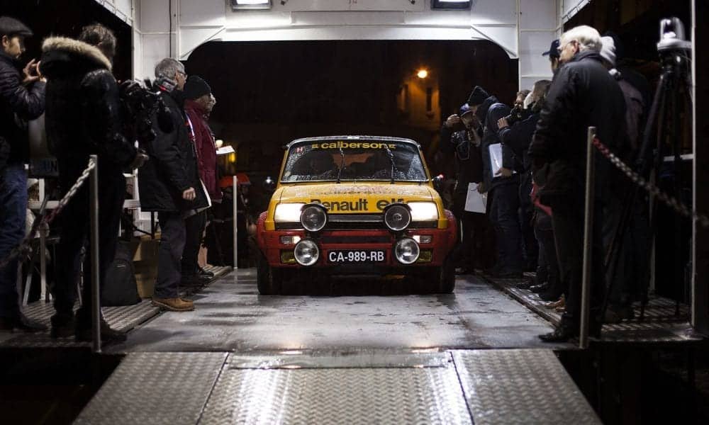 Avec Renault Classic pour le départ du Rallye Monte Carlo Historique